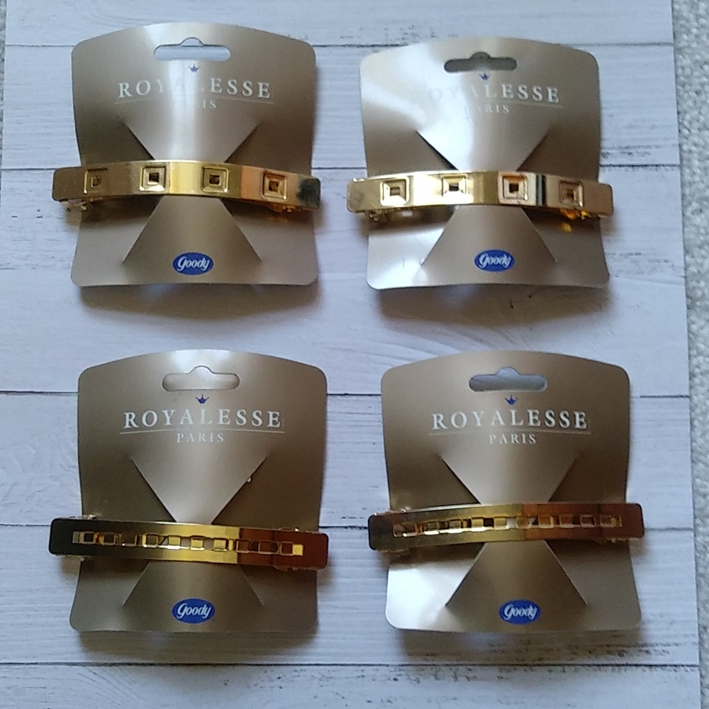 4 pack Goody barrettes/ hair clips